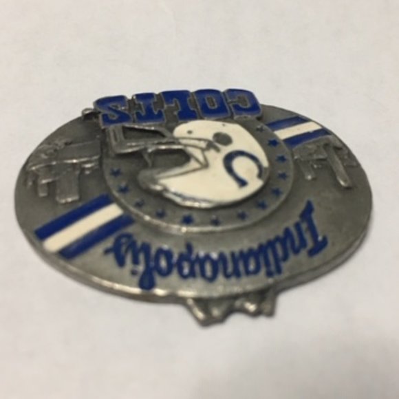 NFL Indianapolis Colts Pewter Pendant 1.5x1.25" - Picture 8 of 9